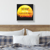 A canvas with sweet buzzing bee quotes. (Insitu (Slaapkamer))