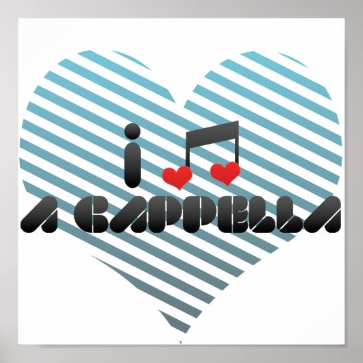 A Cappella Poster (Voorkant)
