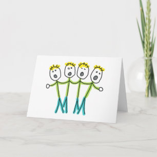 A Cappella Stickmen Kaart