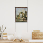 A Capriccio - Ruins, 18e eeuw Poster (Keuken)