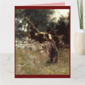 A Capriote, John Sargent 1878 Bedankkaart (Voorkant)