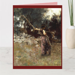 A Capriote, John Sargent 1878 Bedankkaart