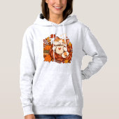 À Capuche Doux Pull Chat d'Automne (Devant)