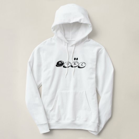 À Capuche Joli pull Noël pour femmes avec écriture Noel (Design devant)