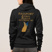 À Capuche La veste légère des femmes de PAIR (Dos)