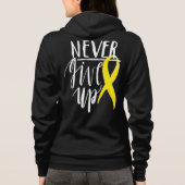 À Capuche N'ABANDONNEZ JAMAIS la veste de pratique (Dos)