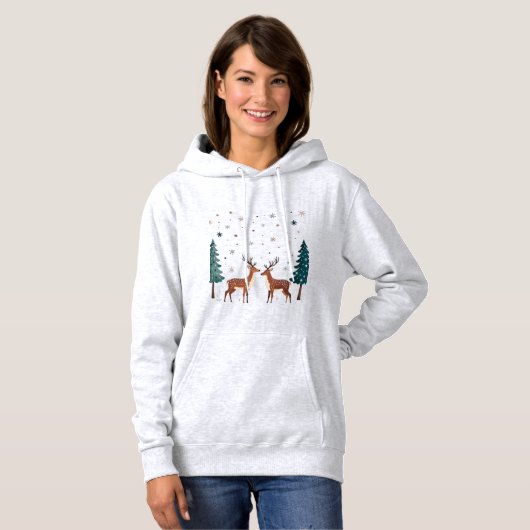 À Capuche Pull de Noël (Devant entier)