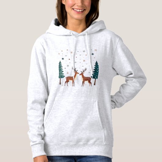 À Capuche Pull de Noël (Devant)