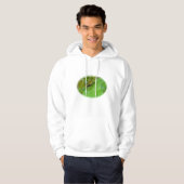 À Capuche Sweatshirt de veste jaune (Devant entier)