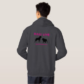 À Capuche Veste Bully Love Zip Up (Dos entier)
