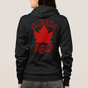 À Capuche Veste commémorative pour femmes Canada 150 Veste d
