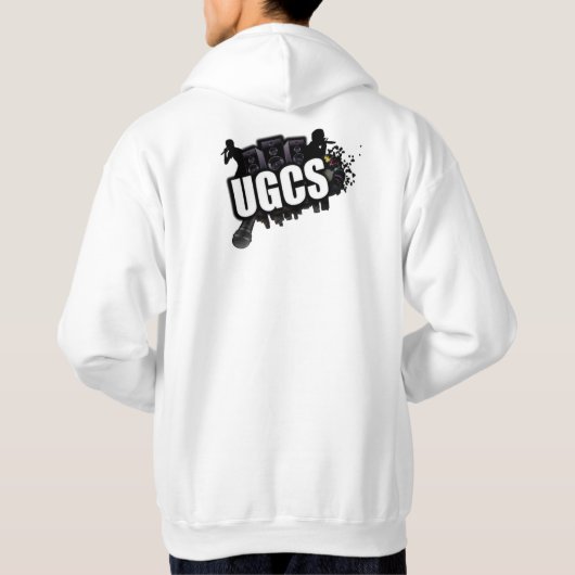 À Capuche Veste de #UGCS (Dos)