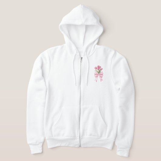 À Capuche veste fleurie (Poser)