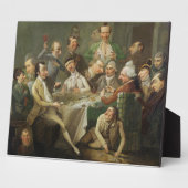 A Caricature Group, c.1776 (olie op canvas) Fotoplaat (Zijkant)