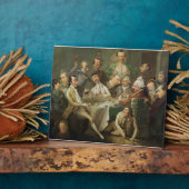 A Caricature Group, c.1776 (olie op canvas) Fotoplaat (Zijkant)