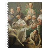 A Caricature Group, c.1776 (olie op canvas) Notitieboek (Voorkant)