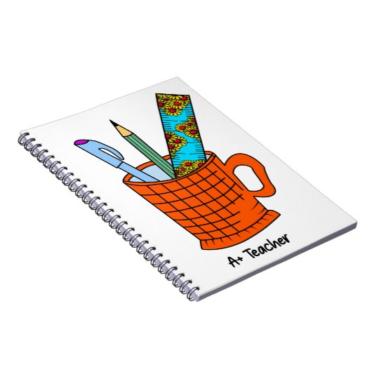 A+ Carnet d'appréciation de l'enseignant | Cadeau  (Côté Droit)