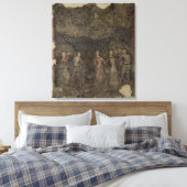 A Carole, c.1380-90 Canvas Afdruk (Insitu (Slaapkamer))