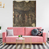 A Carole, c.1380-90 Canvas Afdruk (Insitu (Woonkamer))