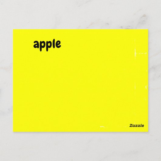 a - carte flash de pomme (Dos)