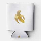 A Cartoon Drawn Banana halve gepeld Blikjeskoeler (Voorkant)