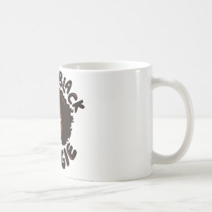 A cassé le blanc noir de bougie tasse de classiqu