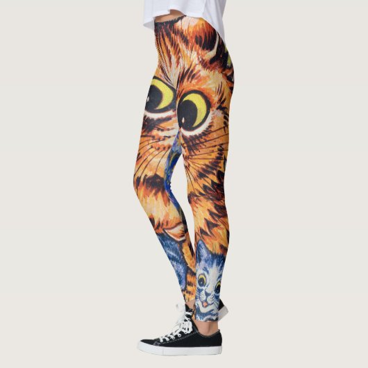 A Cat with her Kittens by Louis Wain Leggings (Links)