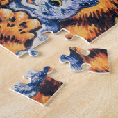 A Cat with her Kittens by Louis Wain Legpuzzel (Zijkant)