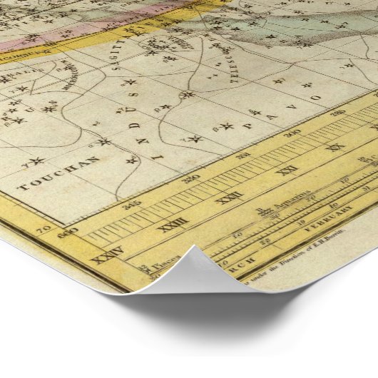 A Celestial Planisphere Poster (Hoek)