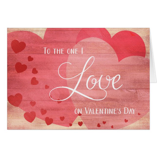 À celui que j'aime le jour de la Saint-Valentin (Devant horizontal)