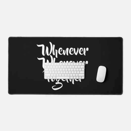 À chaque fois, partout, ensemble Mat de bureau (Clavier et souris)