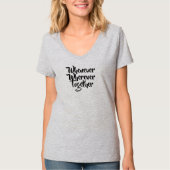 À chaque fois, partout, ensemble T-shirt (Devant)