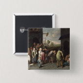 A Charivari Vierkante Button 5,1 Cm (Voorkant /achterkant)