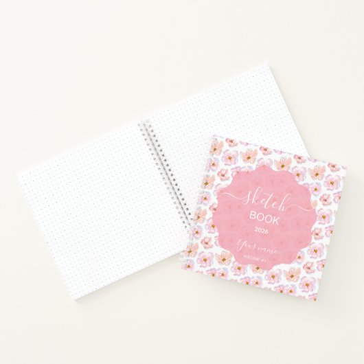 A charming spring-themed sketchbook! notitieboek (Binnen)