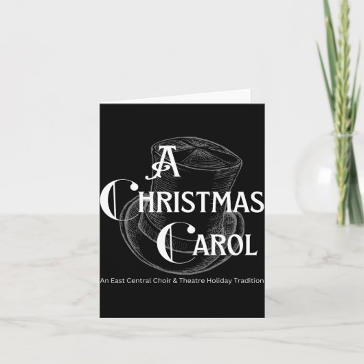 A Christmas Carol Choir And Theatre Kaart (Voorkant)