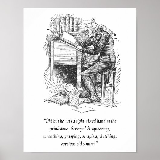 "A Christmas Carol Poster (Devant)