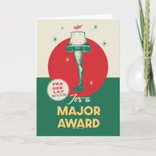 A Christmas Story Been Leg Lantaarn Grote Prijs Kaart