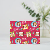 A Christmas Story | Family Photos Pattern Briefkaart (Staand voorkant)