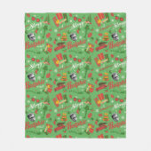 A Christmas Story Green Icon Pattern Fleece Deken (Voorkant)