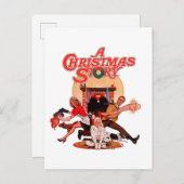 A Christmas Story Poster Art Briefkaart (Voorkant / Achterkant)