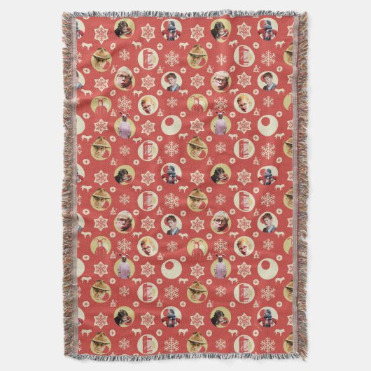 A Christmas Story Retro Snowflake Pattern Deken (Voorkant Verticaal)