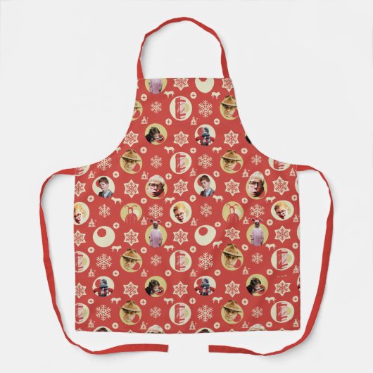 A Christmas Story Retro Snowflake Pattern Schort (Voorkant)