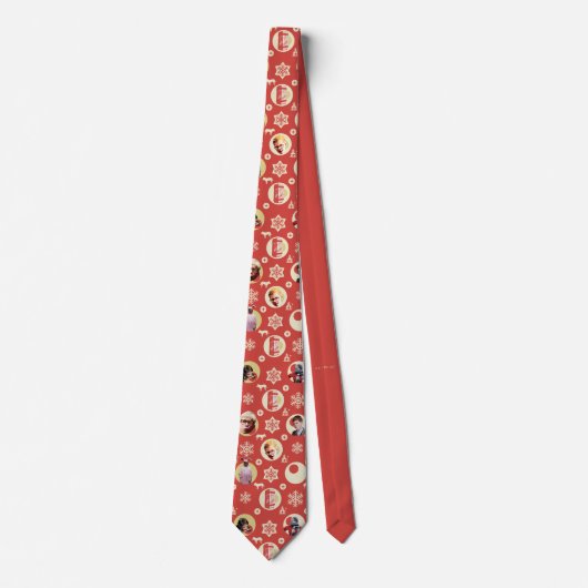 A Christmas Story Retro Snowflake Pattern Stropdas (Voorkant)