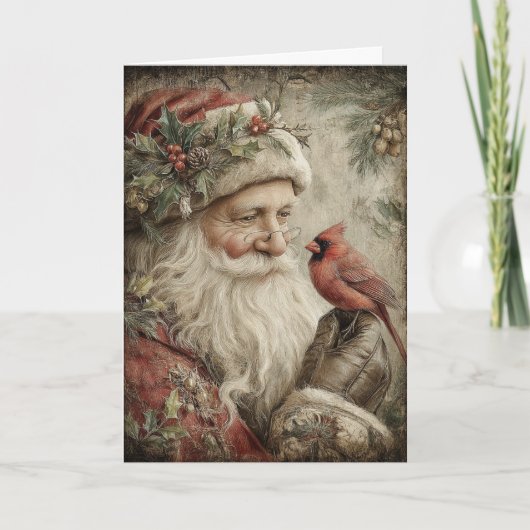 A Christmas Visit Feestdagen Kaart (Voorkant)