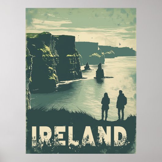 A Cliffs of Moher Journey Ierland Poster (Voorkant)