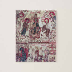 A Clinic, Byzantine Treaty, 14e eeuw (vellum) Legpuzzel