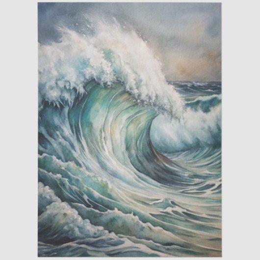 A Coastal Series Design 41 Tissuepapier (Voorkant)