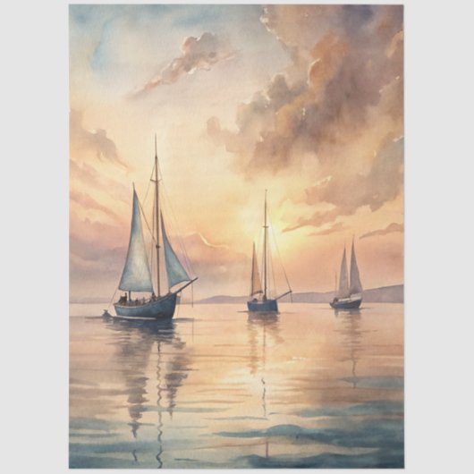 A Coastal Series Design 86 Tissuepapier (Voorkant)