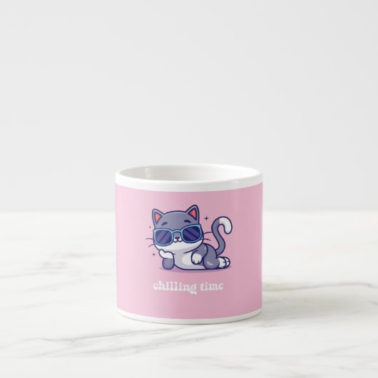 A  coffee mug Chiiling time (pink) (Devant)