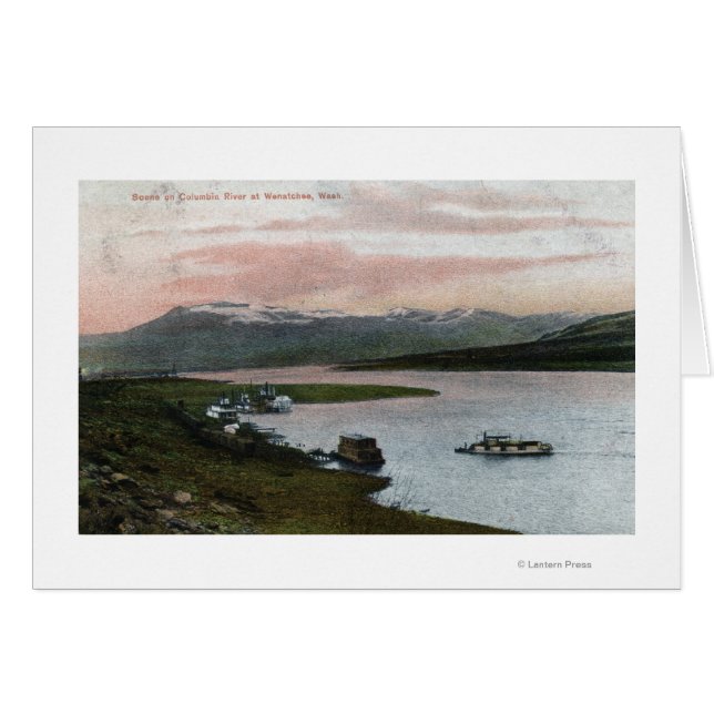 A Columbia Riverboat Scene (Voorkant Horizontaal)